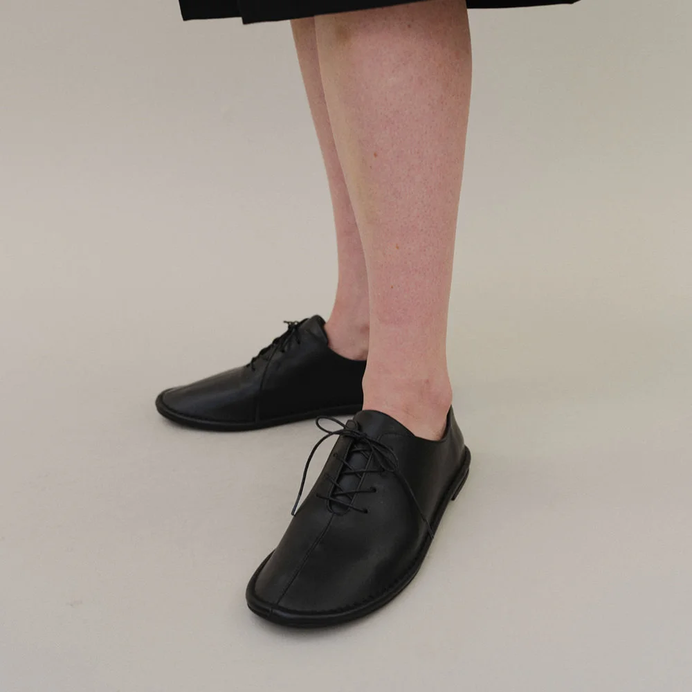 Mignon lace-up shoes Black