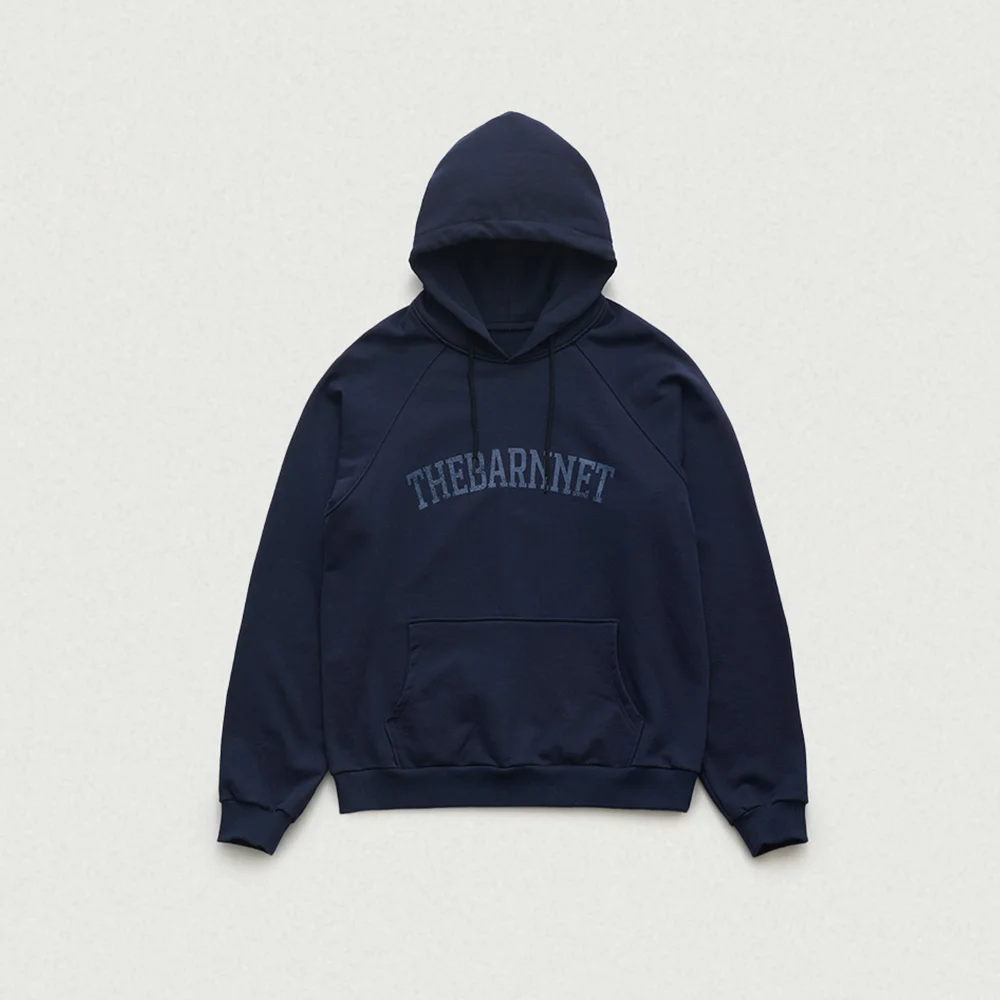 Oversized Coma Pullover Hoodie_Navy