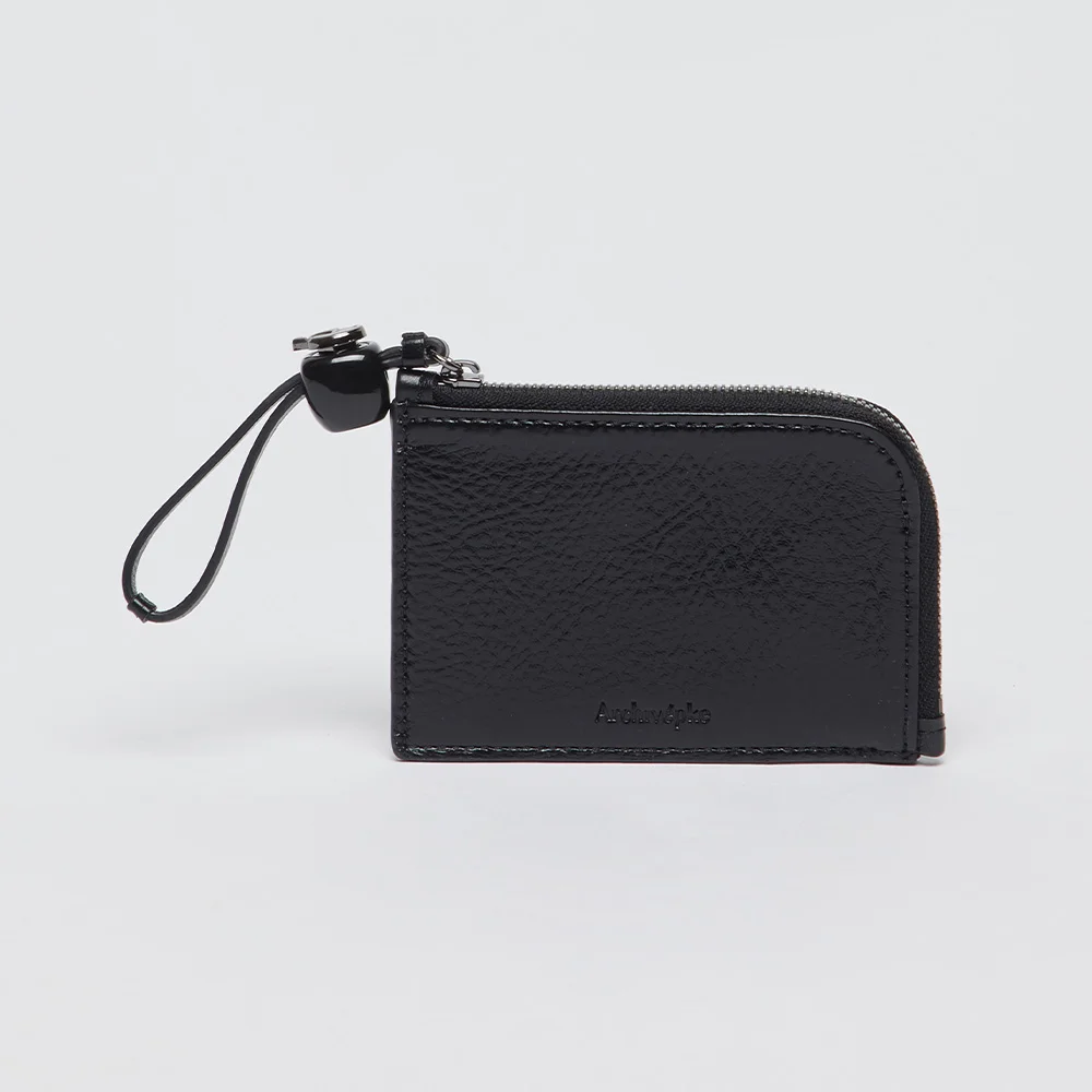 Formica zip compact wallet(Vintage black)