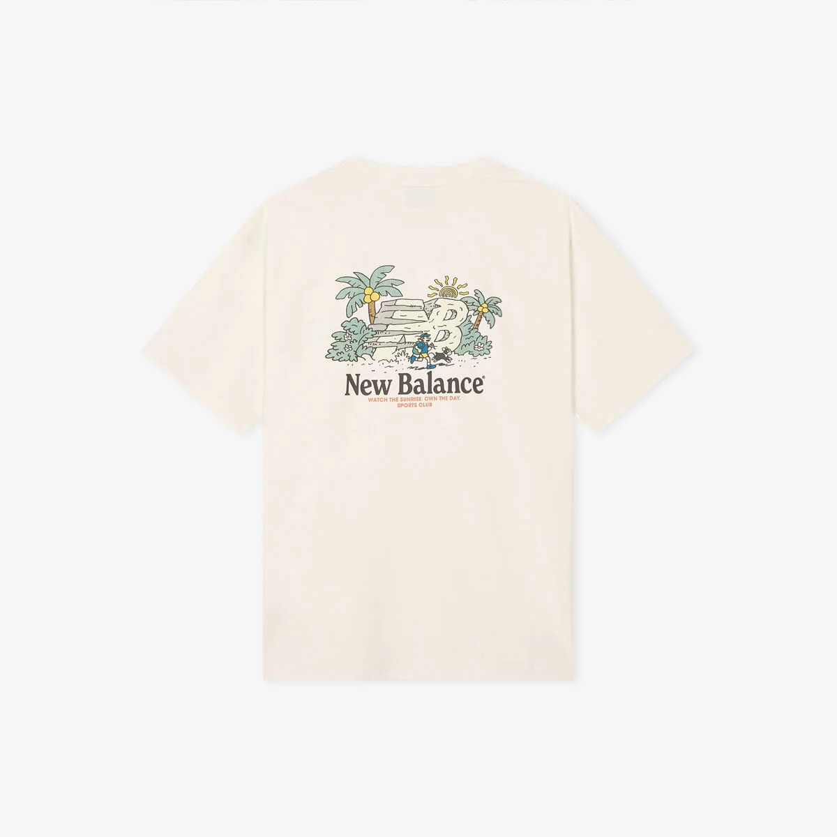 NBNEG21523 / UNI NB Friends Sunrise 短袖T恤 (L/BEIGE)