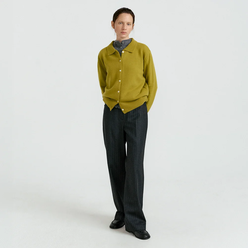 Lento Slacks (Charcoal Stripe)