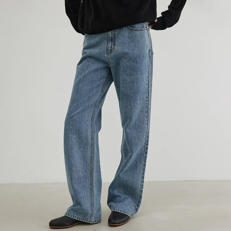loose fit jeans (medium blue)