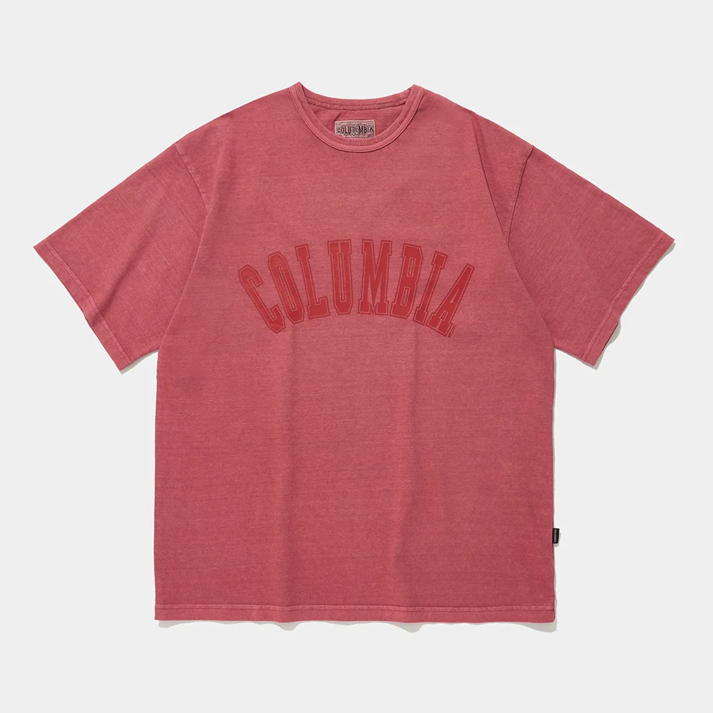 COLUMBIA TOT DYED S/S T-SHIRTS_RED