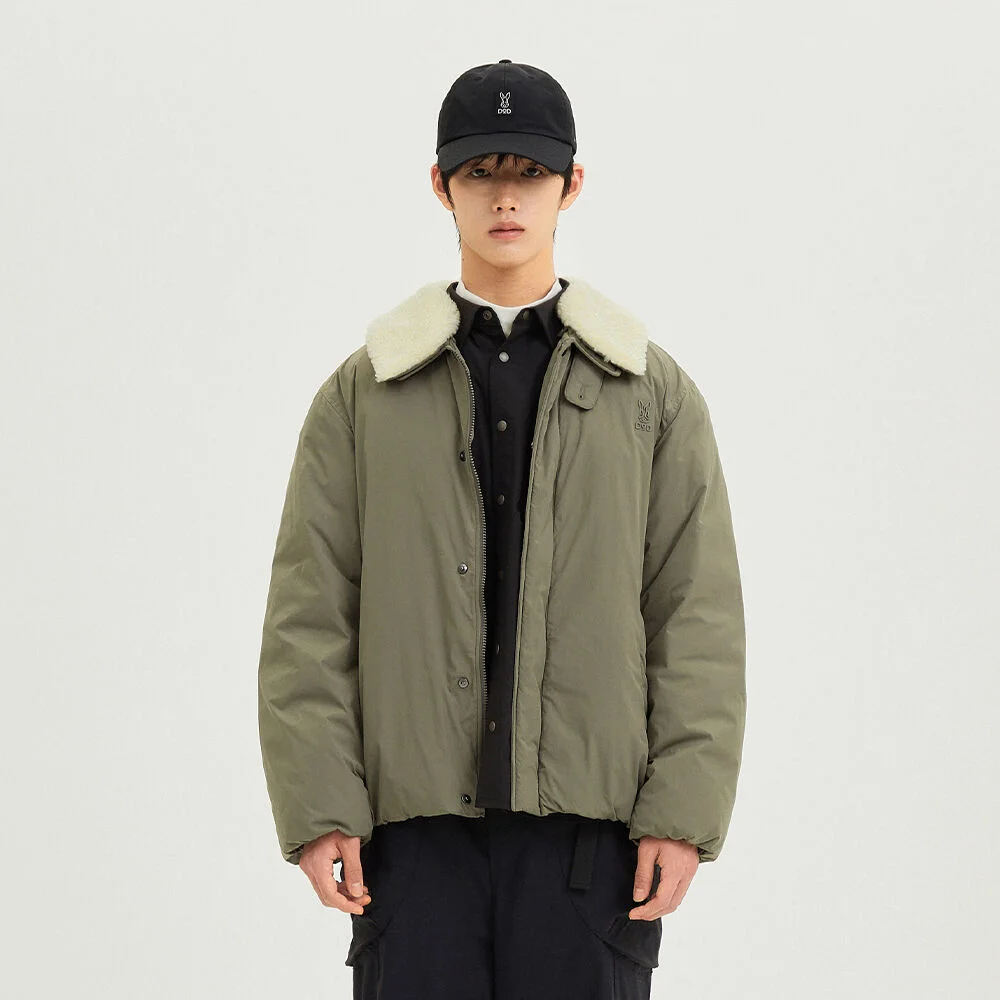 Kona High Warm D7 搖粒絨 衣領 Down 外套 (DARK BEIGE)