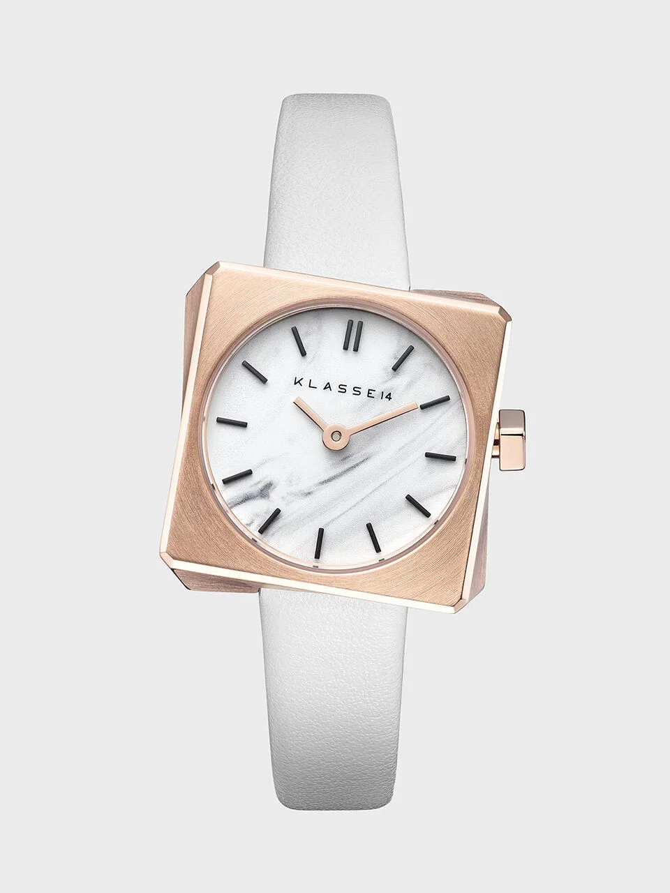 SPIN ROSE GOLD WHITE MARBLE 25.5mm WSN21RG003W