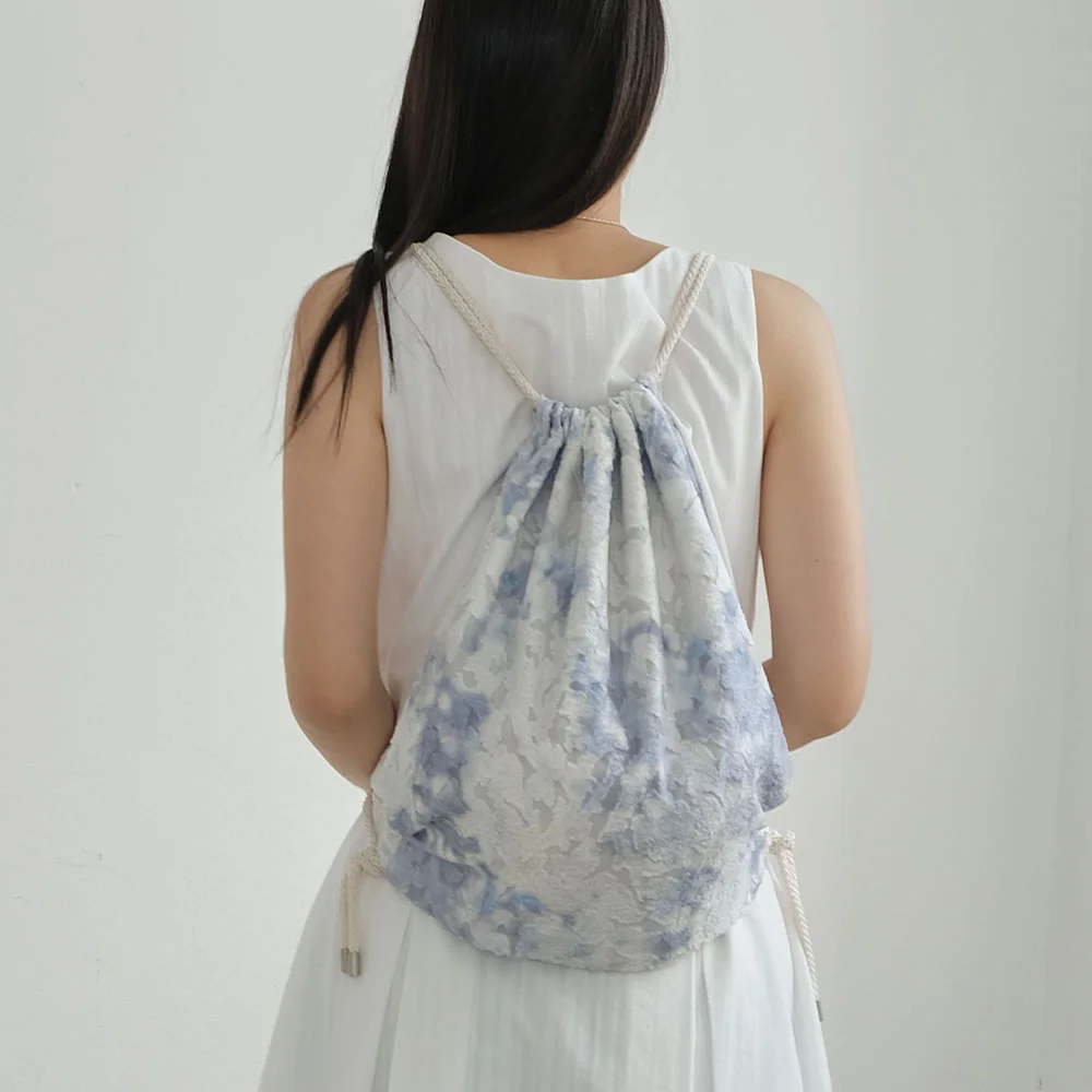 Komorebi string bag - Blue
