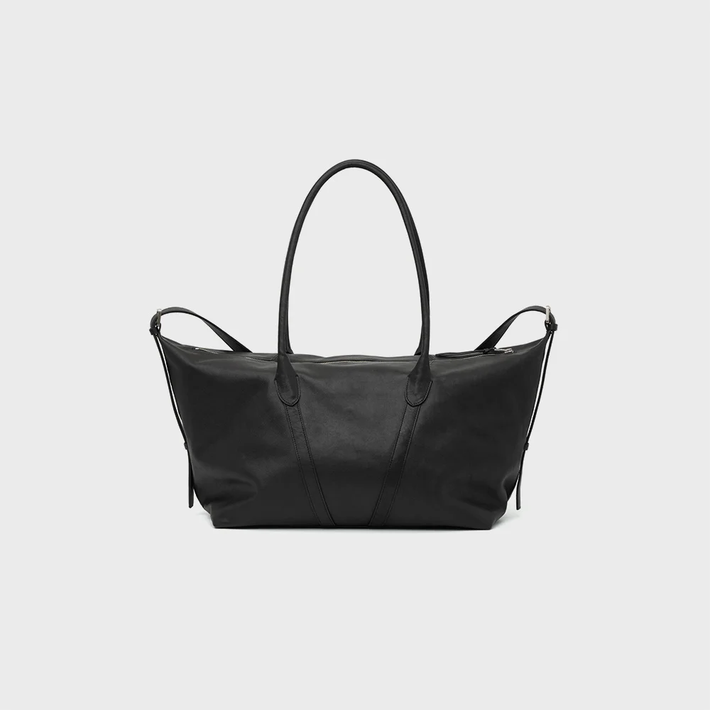 PERMANENT LEATHER BAG 04 BLACK