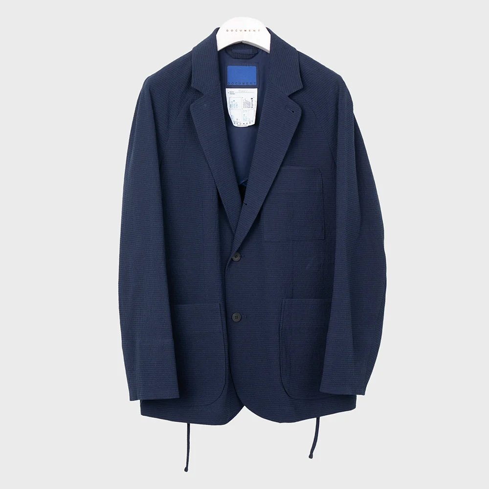 STRIPE SEERSUCKER RAGLAN JACKET