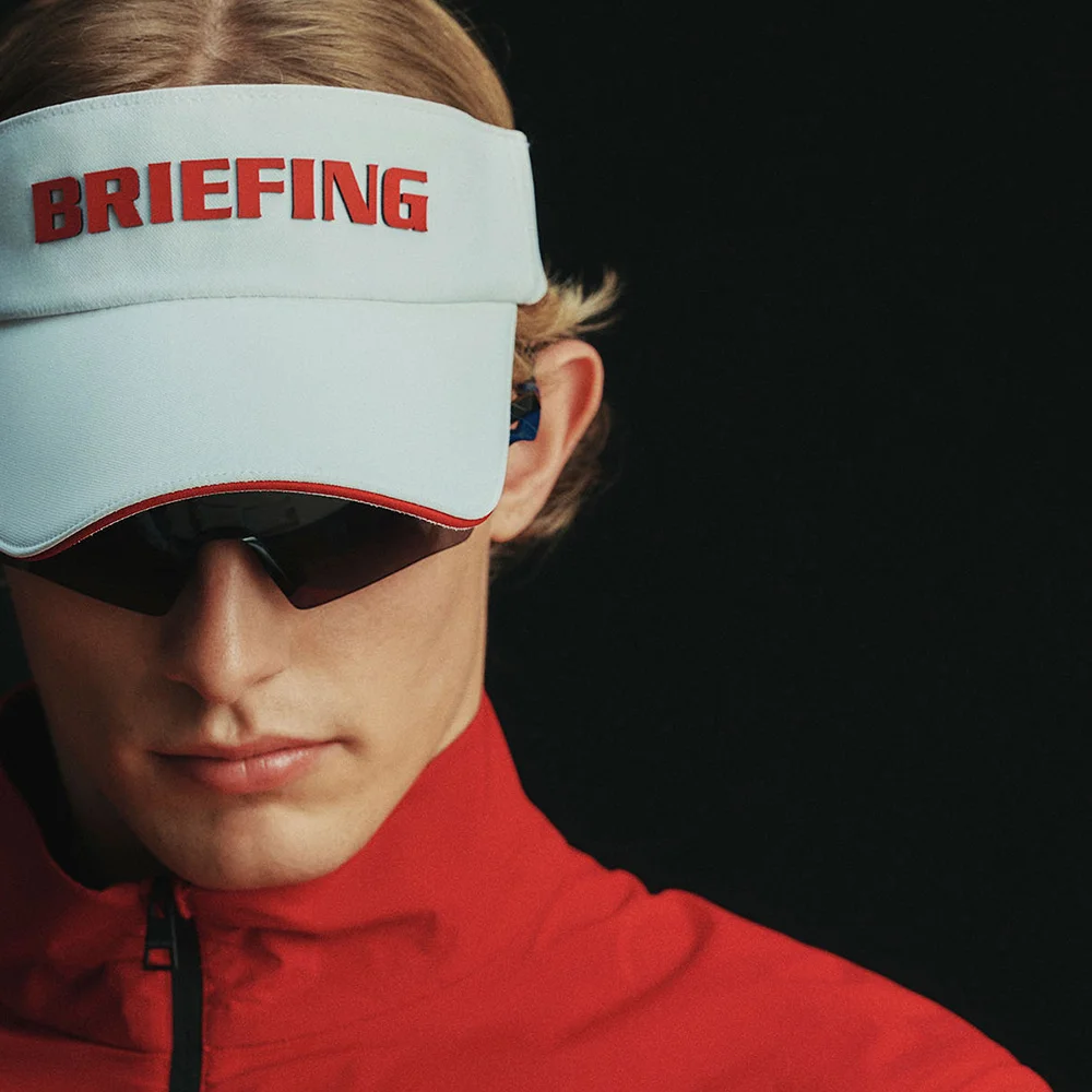 MENS BIG LOGO VISOR_WHITE