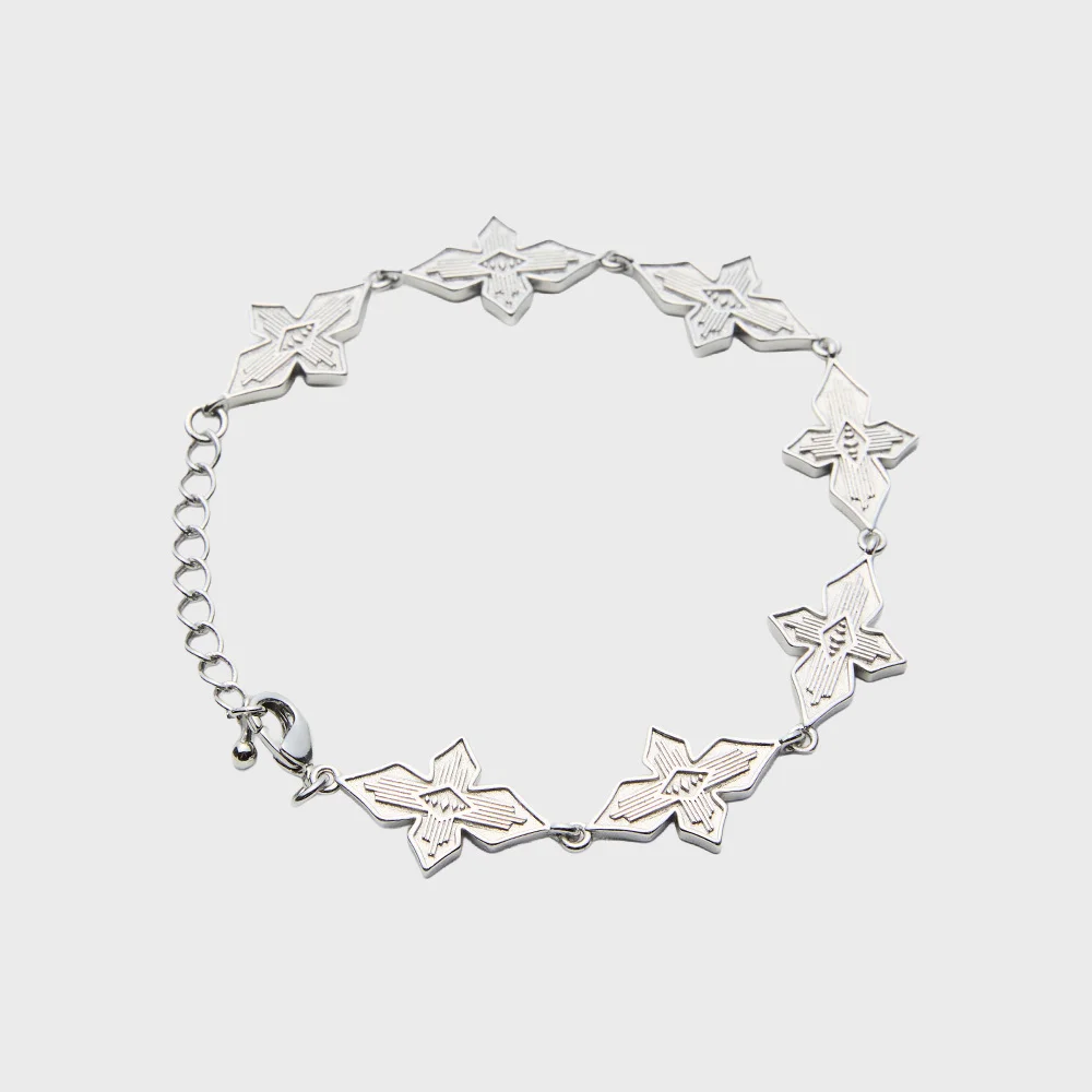 Star Corss Bracelet Silver