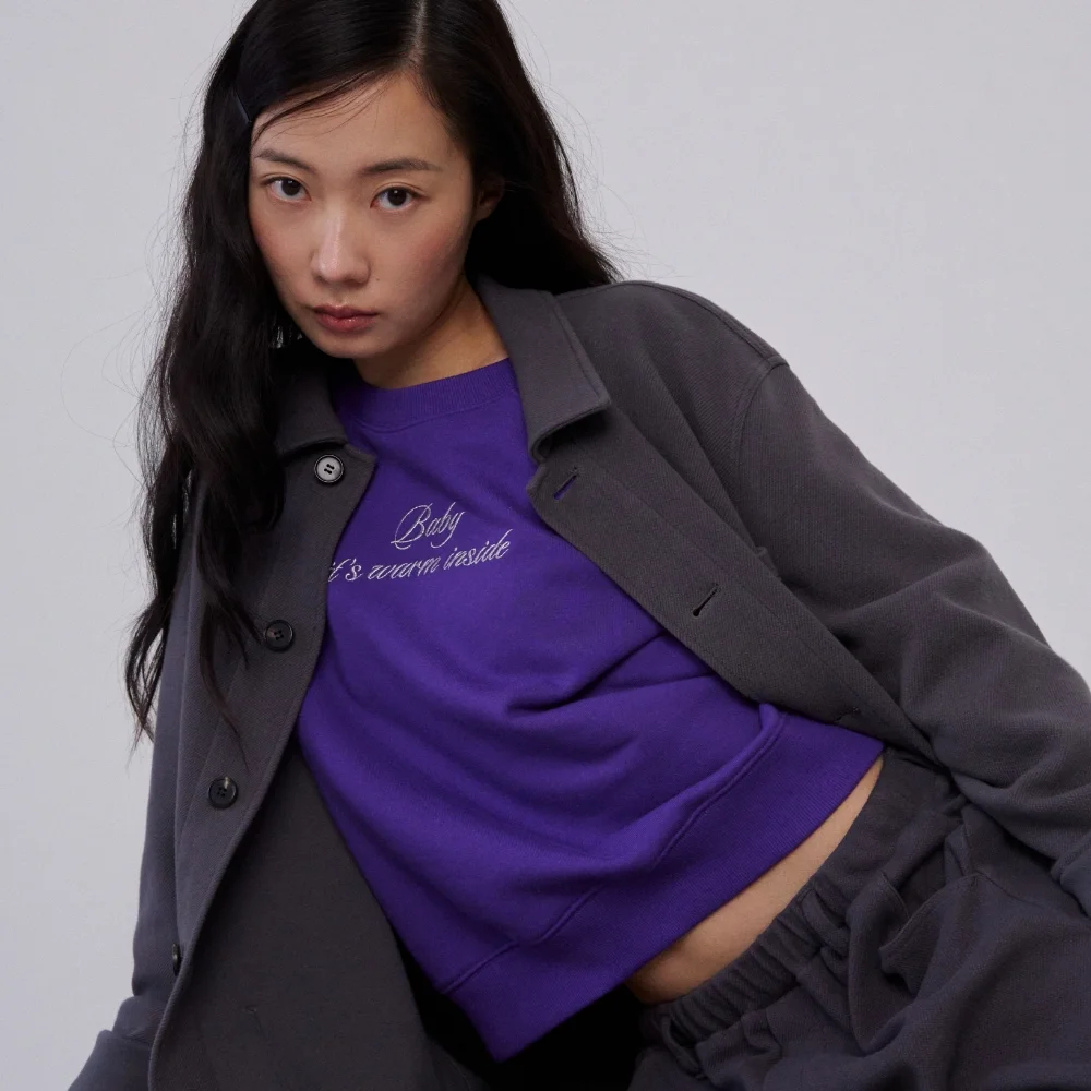 MJ Sweat French Jacket / CHARCOAL