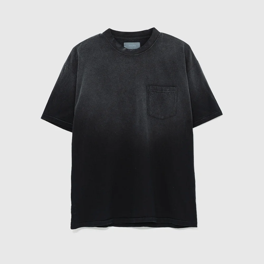 Recycled Slub Fade Tee (Used Black)