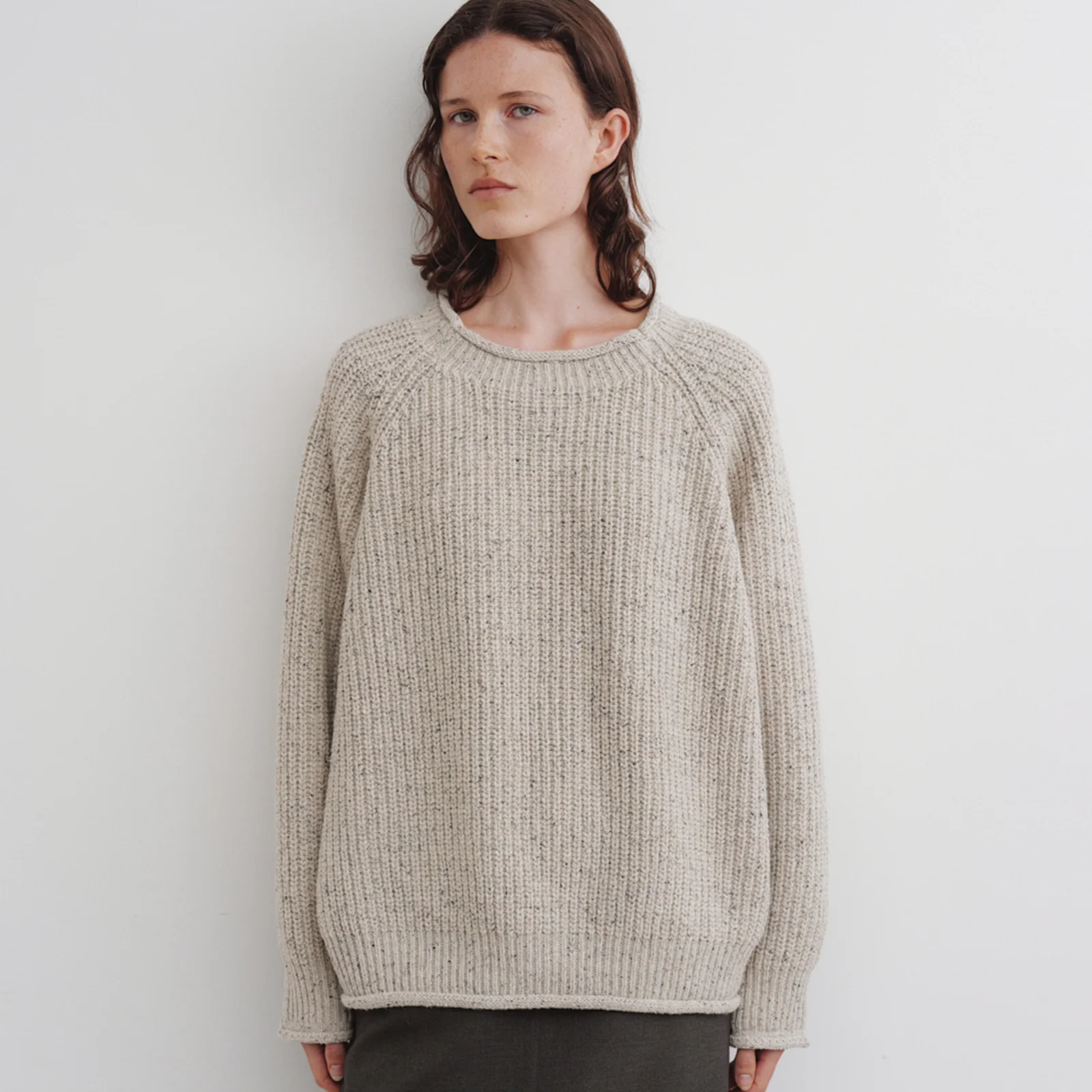 Donegal Raglan Knit (Beige)