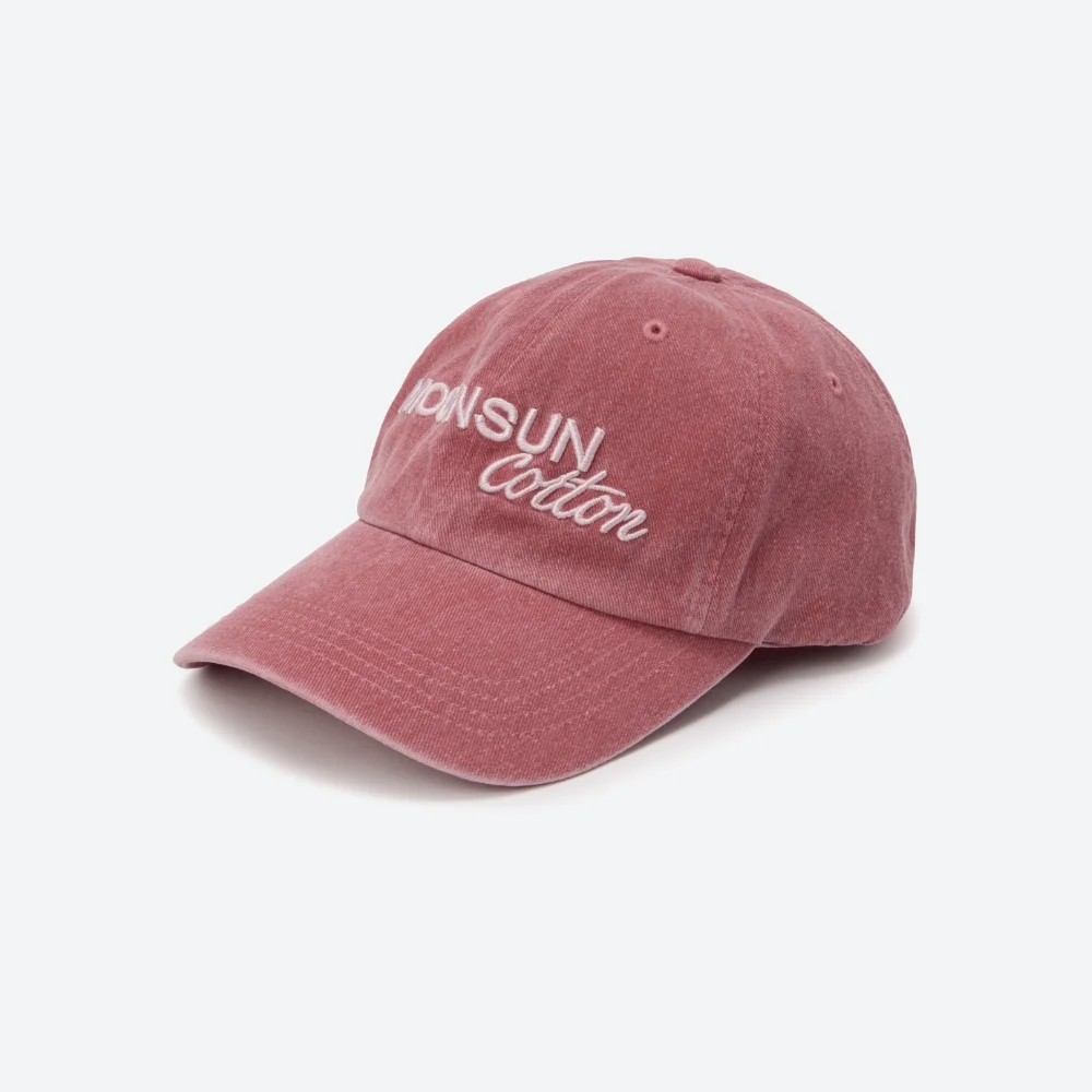 M.C Logo Vintage Washed Cap / BURGUNDY