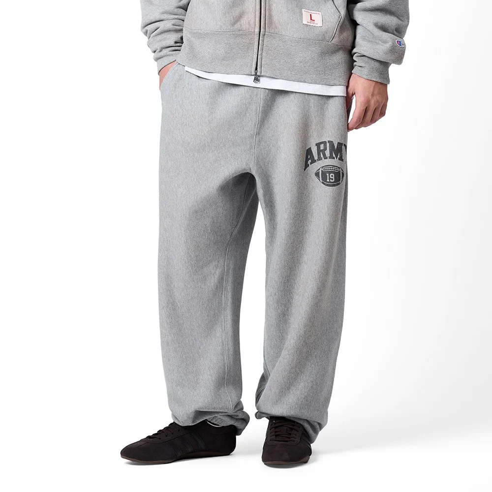 經典傳承 ARMY 寬鬆版型 衛衣 褲子 Grey Melange