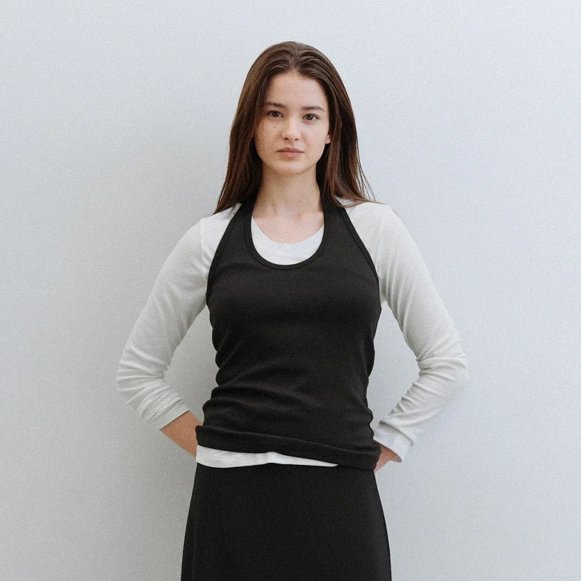 Halterneck Sleeveless(Black)