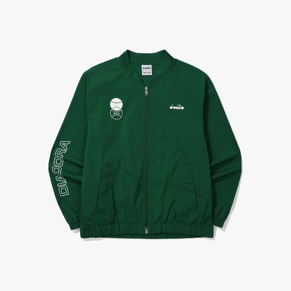涼感波浪 短身外套 外套 GREEN