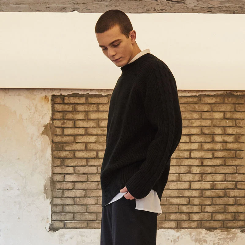 TORSADE KNIT BLACK