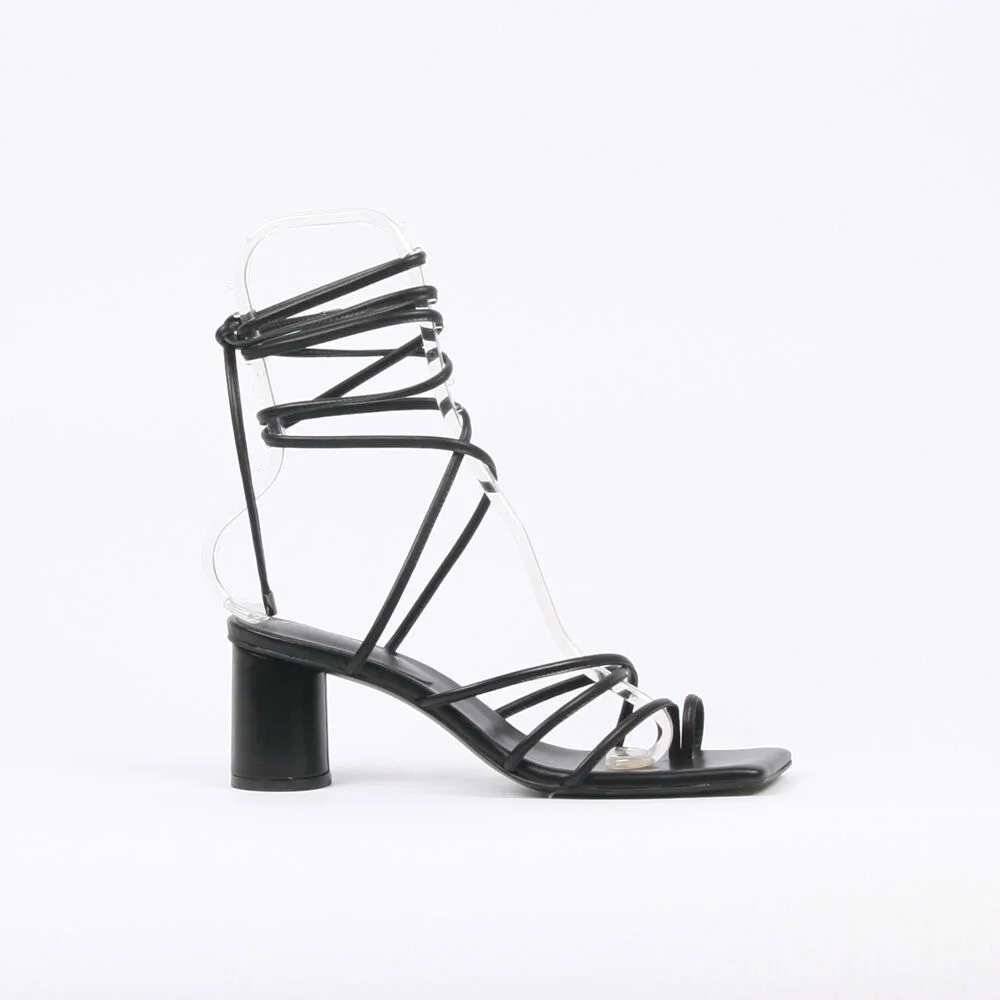 Celina Sandals Leather Black