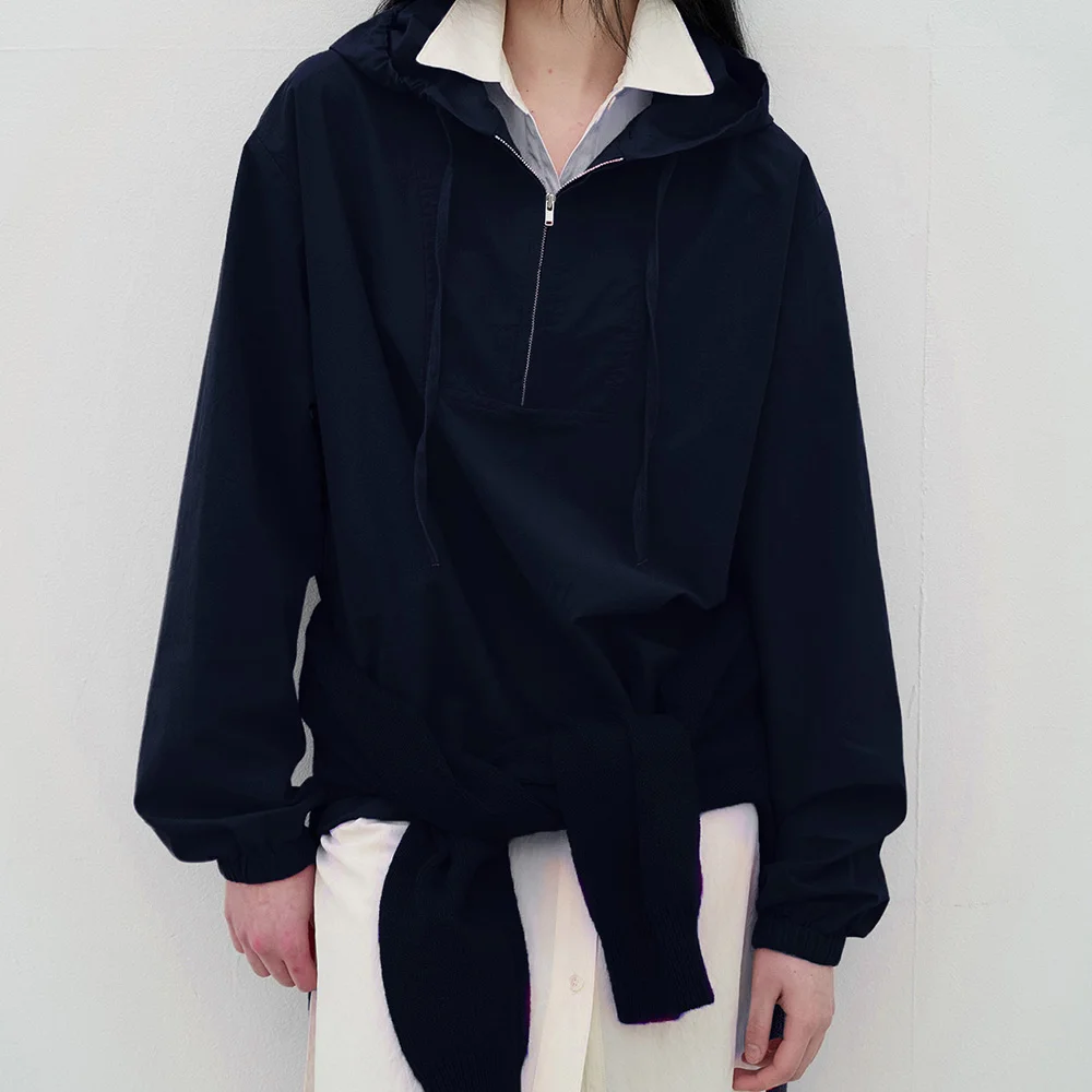 Cotton Hoodie Anorak_3 color