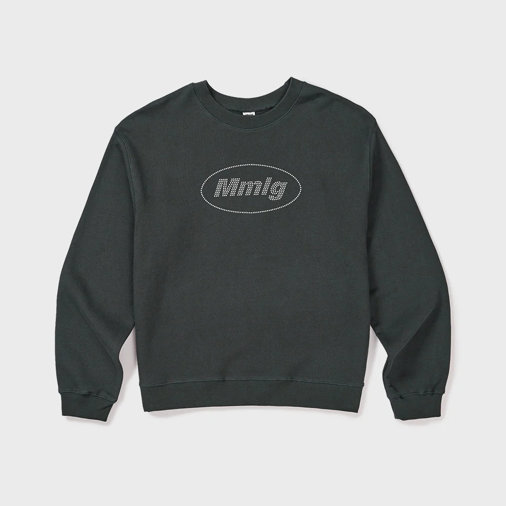 COLOR BUTTON SWEAT (SQUID BLACK)