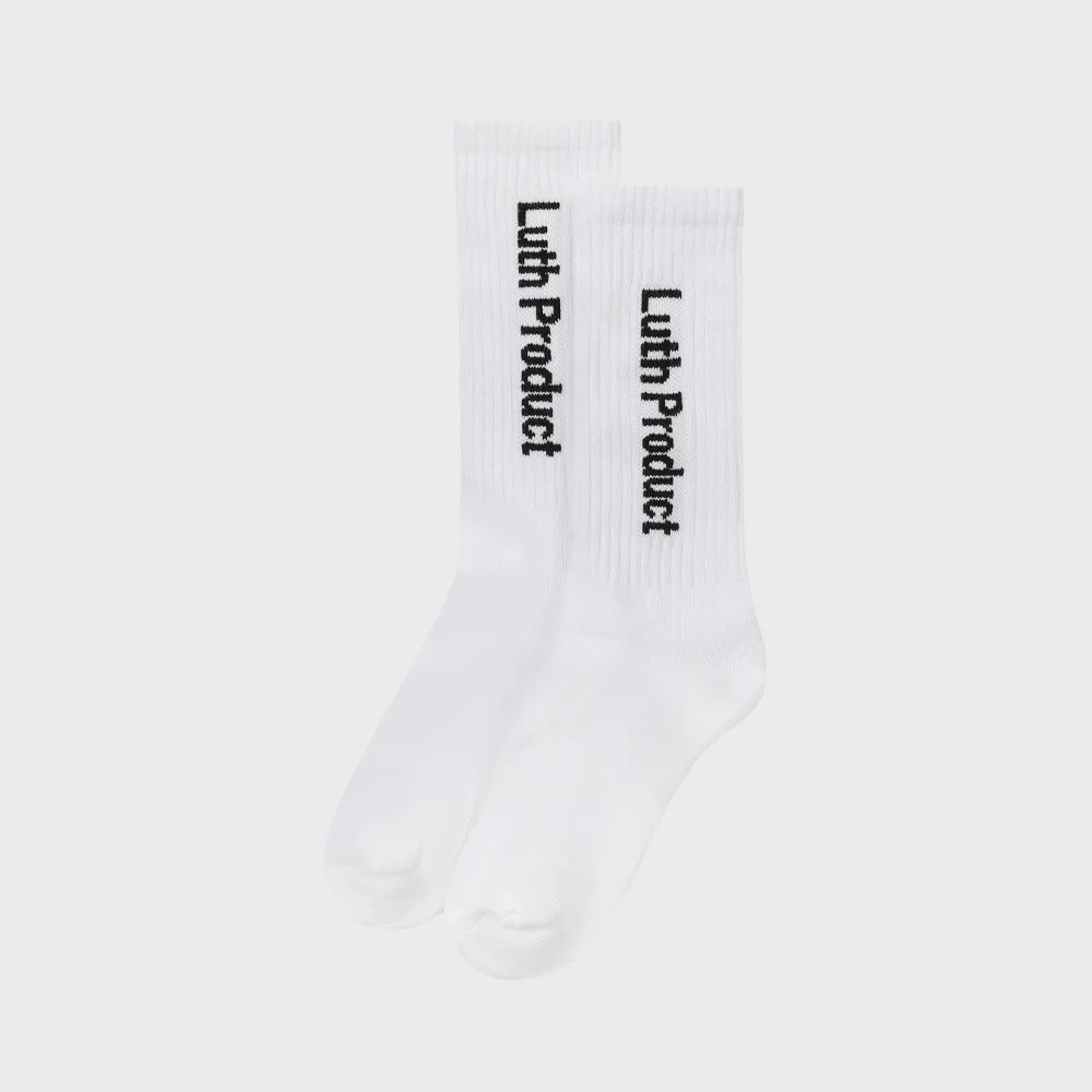 Sports Logo Socks _ WHITE