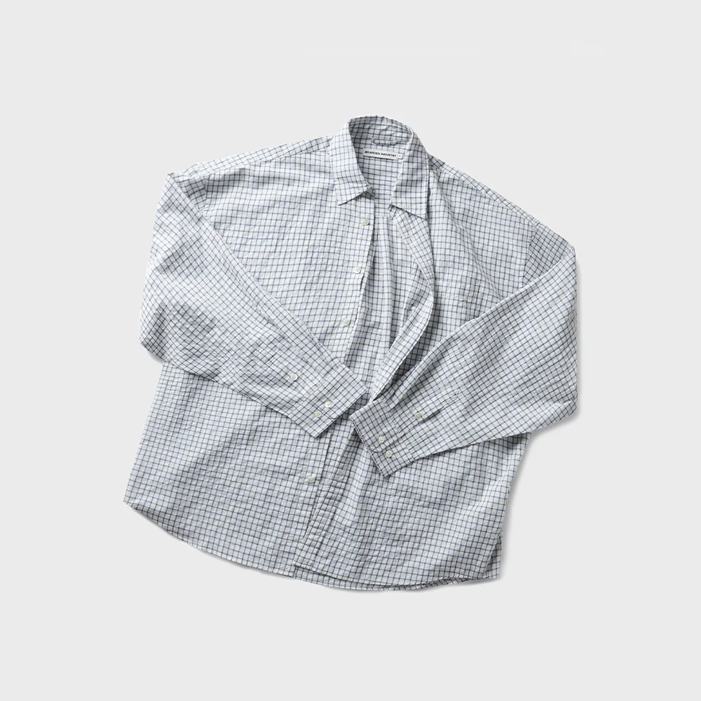 SQUARE OVERSIZED CHECK SHIRT