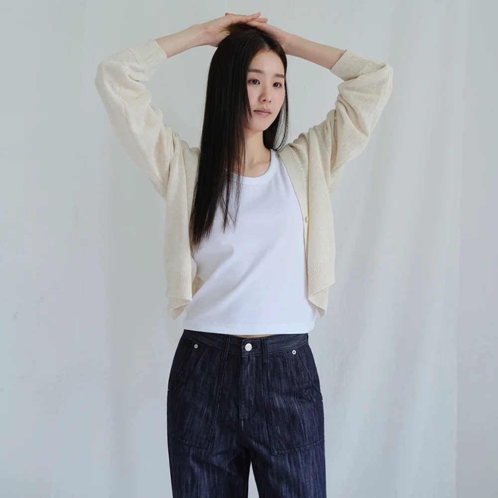 Pita Cardigan_Natural Beige