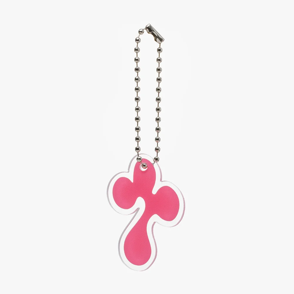 PINK CLOVER 亞克力 鑰匙扣