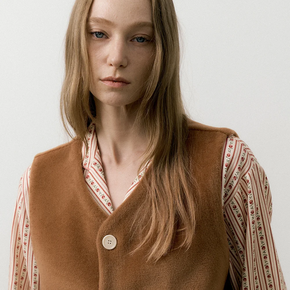 (w) Teddy Wool Vest