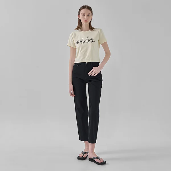 NORMAL SLIM STRAIGHT DENIM PANTS(S-PT-5400)