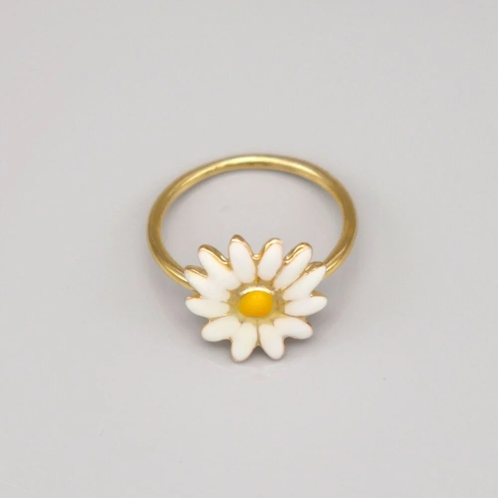 Daisy color line Ring 雛菊 色 線條戒指 戒指