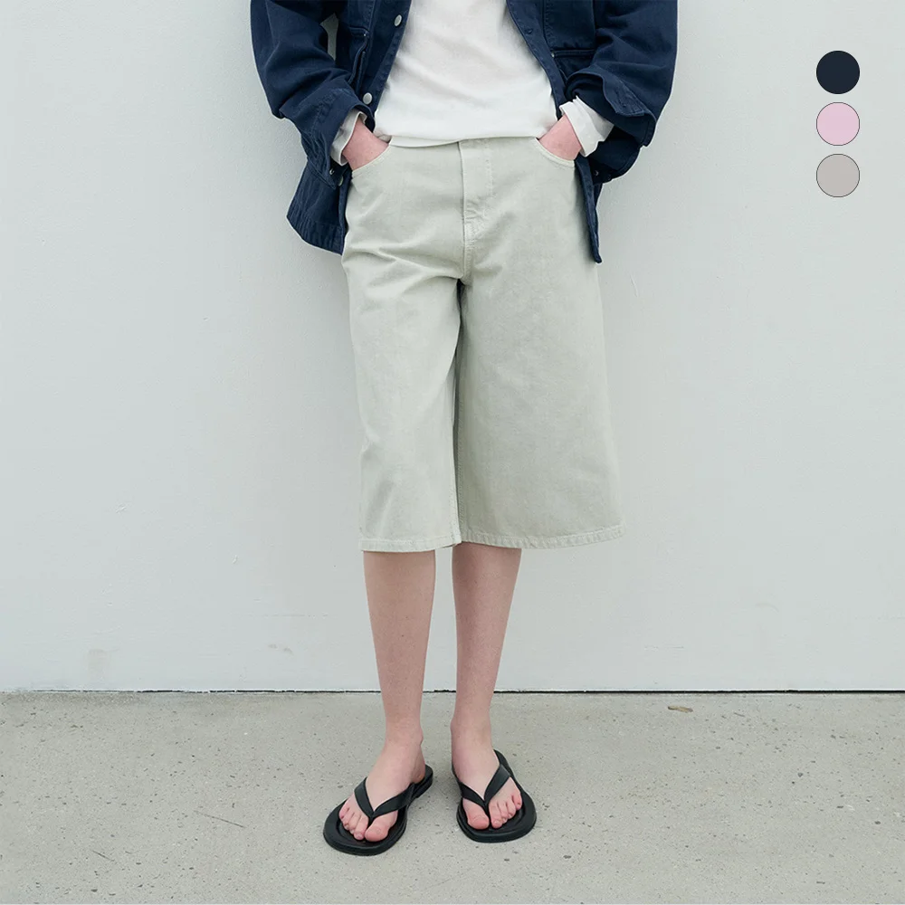 Pigment Dyed Deck Denim Pants_3 color