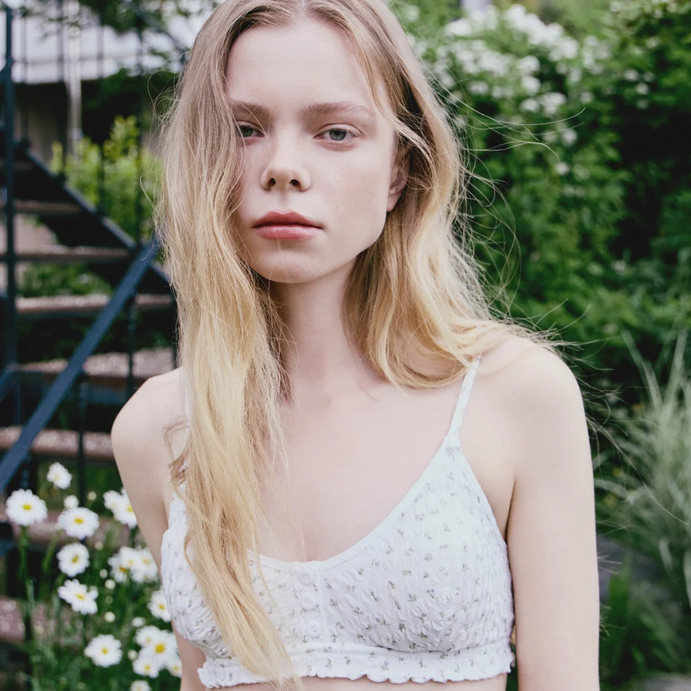Prairie 花卉 皺褶 Bralette_2colors