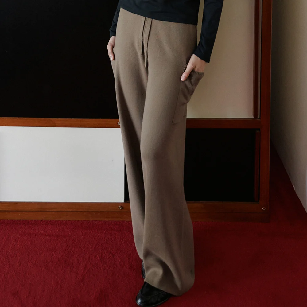 Ravien 口袋 寬版 針織衫 褲子