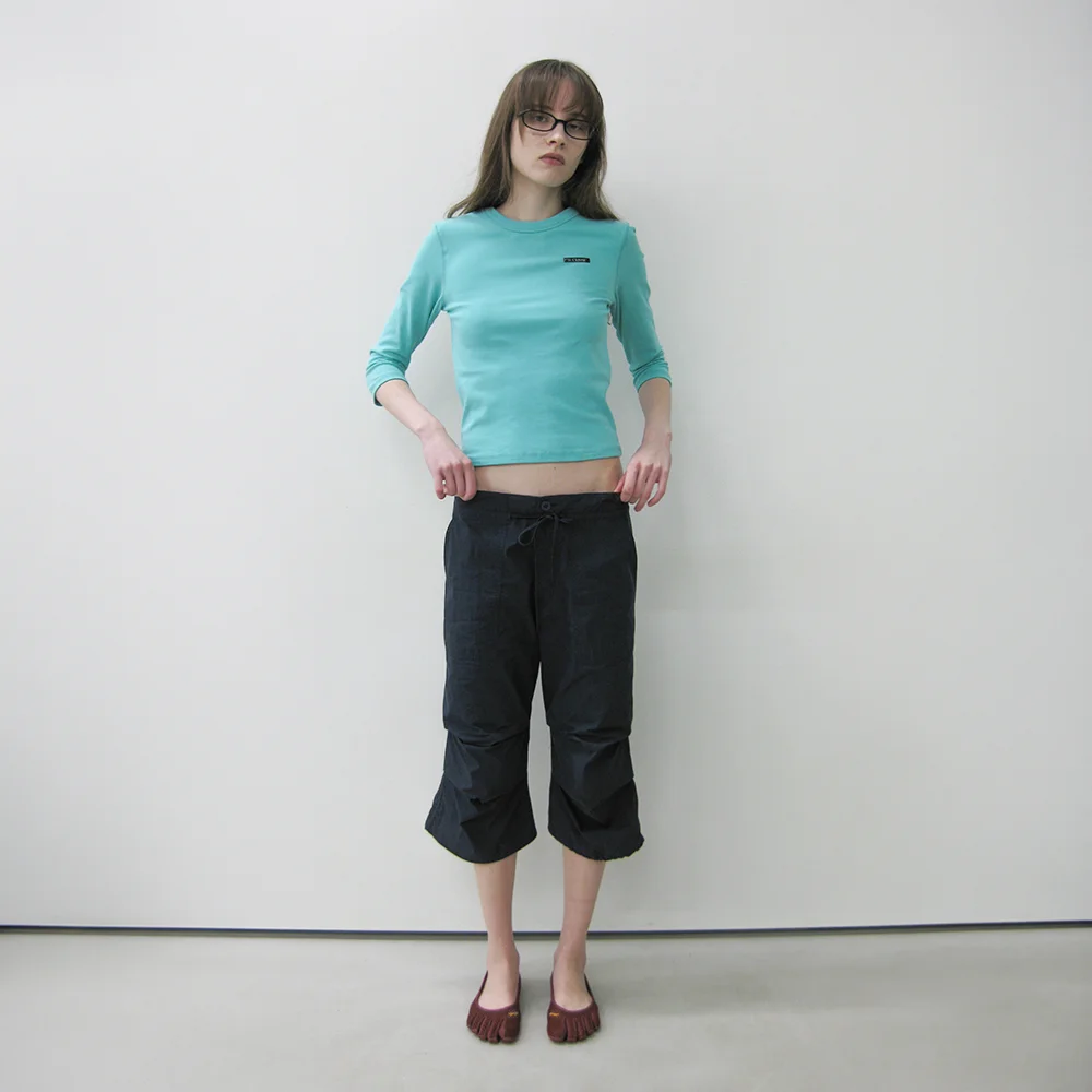 PARACHUTE MIDI PANTS_NAVY