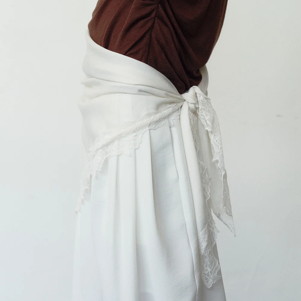 SERENE LACE VISCOSE SCARF_3COLOR