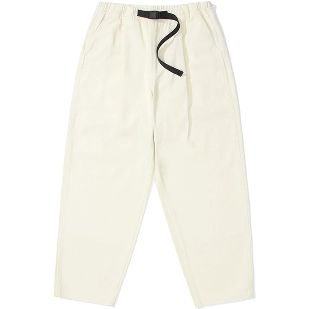 M-LABEL LOOSE-FIT BELTED PANTS 奶油
