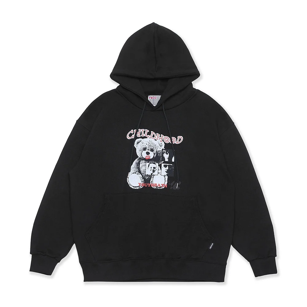 YB BEAR HOOD_BLACK