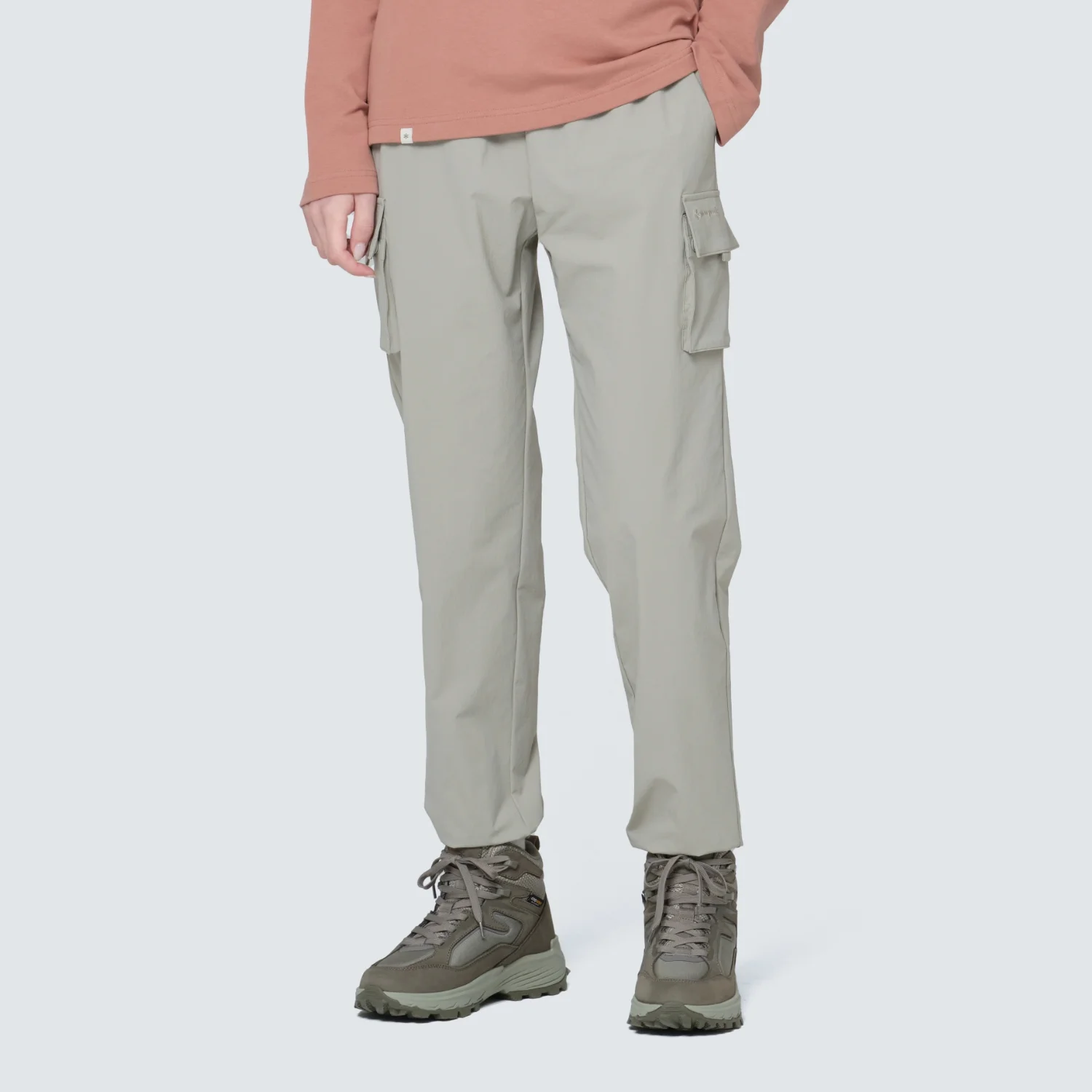 髮根 女裝 工裝 慢跑褲 褲子 Beige Gray (S24FWRPT69)