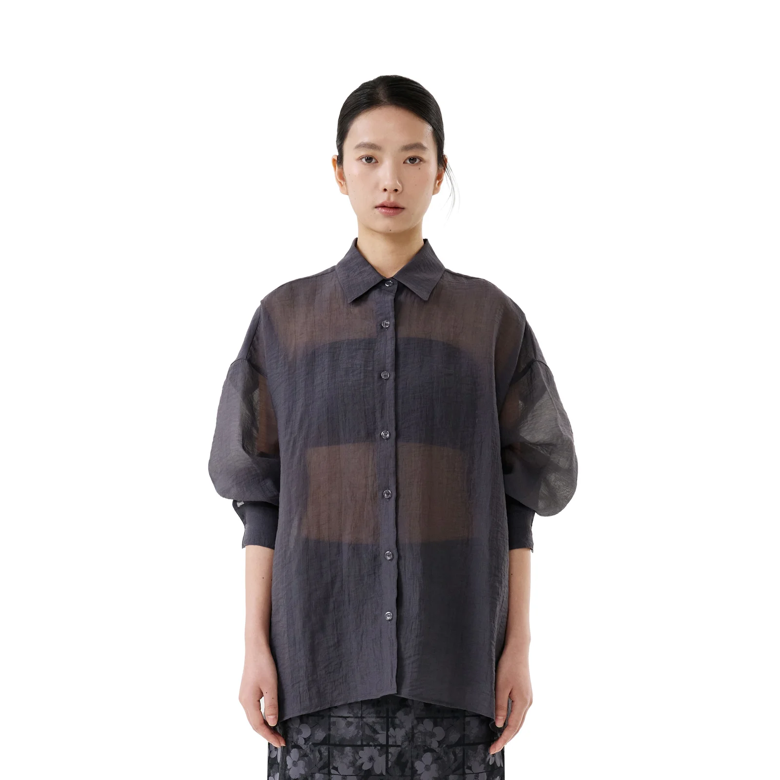 SOFT VOLUME SHIRT (GRAY)