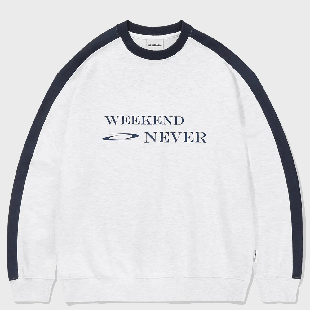 Coloring We Can'd Never 衛衣_白麻色