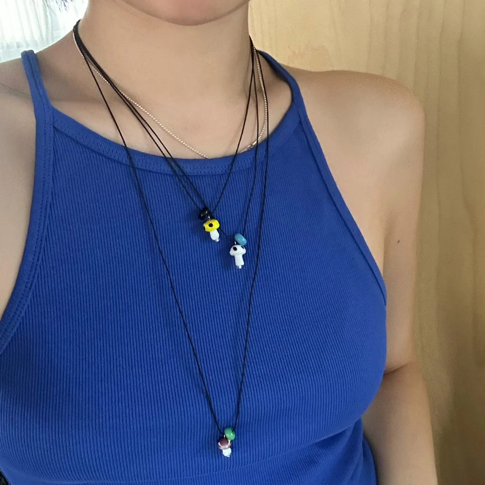 Cutie Mushroom Necklace - 5 color