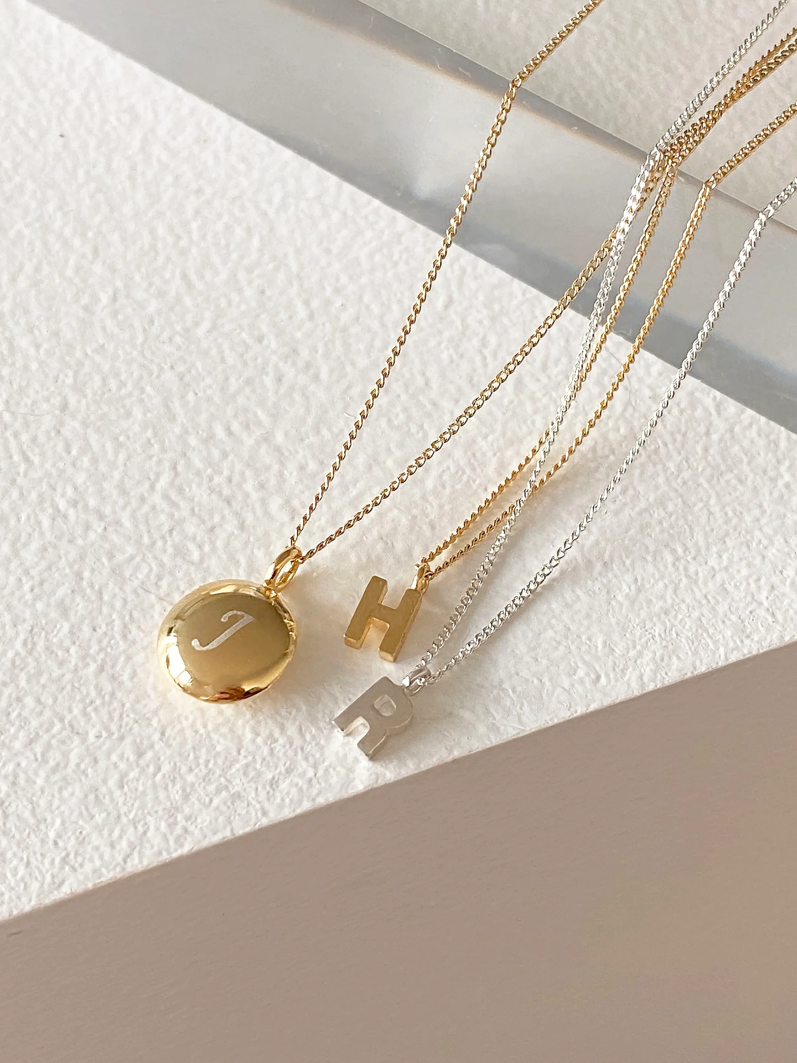 925 silver 字母 吊墜 Necklace 系列