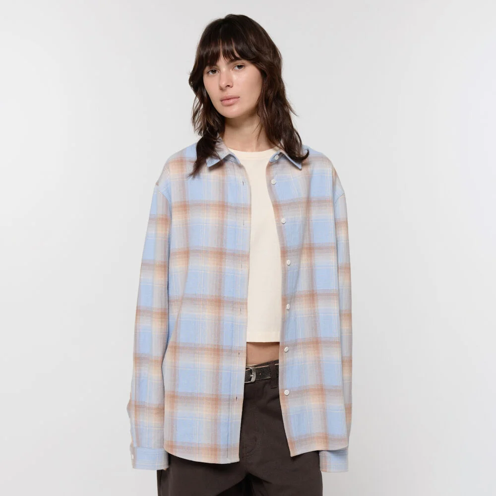 COTTON SHIRT by Ueyama Textile / BLUE