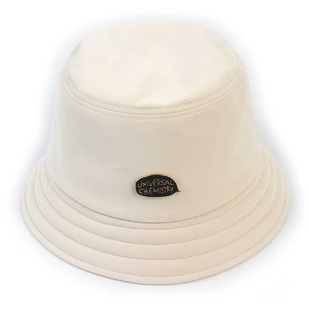 Shiny Poly Ivory Bucket Hat 漁夫帽