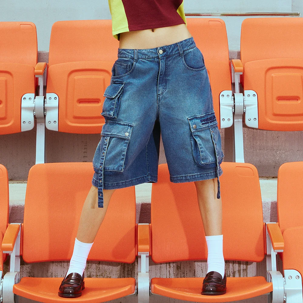 DENIM CAGO SHORTS INDIGO DENIM