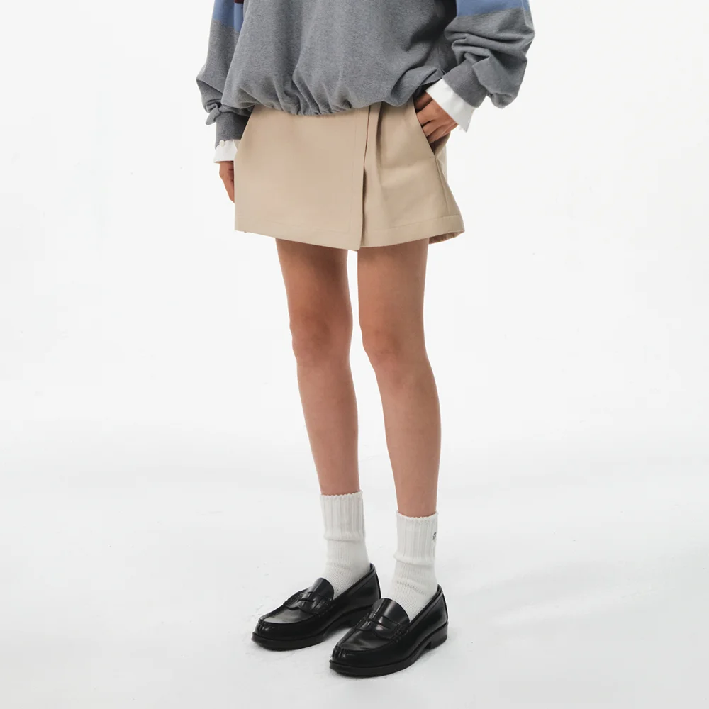 CAMI SKIRT PANTS (BEIGE)