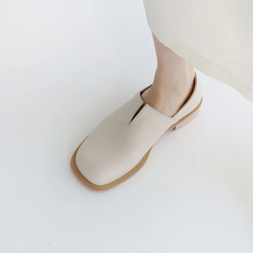 V Modern Loafer_21524_ivory