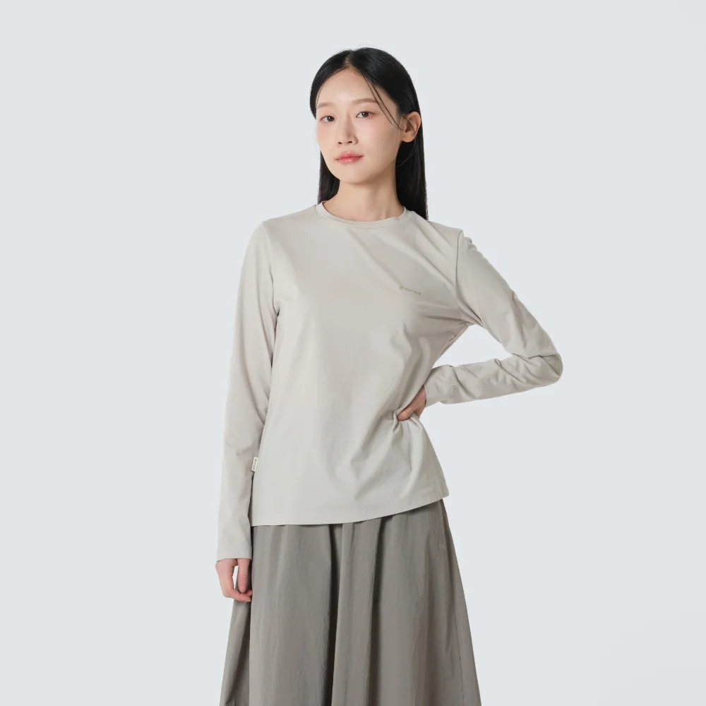 速乾 Prime Flex 女裝 長袖 T恤 Light Beige (S26SWTTL21)